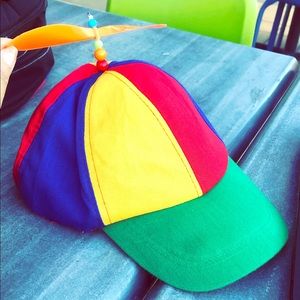 Multi colored propeller 🧢 🎩